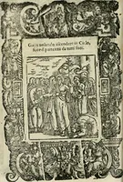 Picture 201 of 273 from Rosario della gloriosa Vergine Maria : con le stationi, & indulgentie delle chiese di Roma per tutto l'anno : di nuouo stampato, & ricorretto con nuoue & belle figure adornato (1591), leaf 323