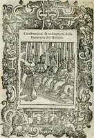 Picture 13 of 273 from Rosario della gloriosa Vergine Maria : con le stationi, & indulgentie delle chiese di Roma per tutto l'anno : di nuouo stampato, & ricorretto con nuoue & belle figure adornato (1591), leaf 37