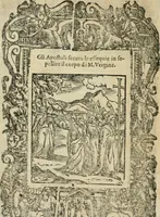 Picture 235 of 273 from Rosario della gloriosa Vergine Maria : con le stationi, & indulgentie delle chiese di Roma per tutto l'anno : di nuouo stampato, & ricorretto con nuoue & belle figure adornato (1591), leaf 377