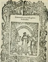 Picture 244 of 273 from Rosario della gloriosa Vergine Maria : con le stationi, & indulgentie delle chiese di Roma per tutto l'anno : di nuouo stampato, & ricorretto con nuoue & belle figure adornato (1591), leaf 389