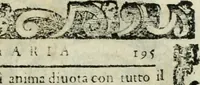 An illustration from Rosario della gloriosa Vergine Maria : con le stationi, & indulgentie delle chiese di Roma per tutto l'anno : di nuouo stampato, & ricorretto con nuoue & belle figure adornato (1591)