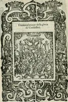 Picture 251 of 273 from Rosario della gloriosa Vergine Maria : con le stationi, & indulgentie delle chiese di Roma per tutto l'anno : di nuouo stampato, & ricorretto con nuoue & belle figure adornato (1591), leaf 397