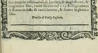 Picture 255 of 273 from Rosario della gloriosa Vergine Maria : con le stationi, & indulgentie delle chiese di Roma per tutto l'anno : di nuouo stampato, & ricorretto con nuoue & belle figure adornato (1591), leaf 402