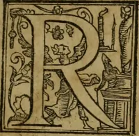 An illustration from Rosario figvrato della Sacratissima Vergine Maria, Madre di Dio, nostra avocata (1578)