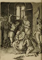 An illustration from Rosario figvrato della Sacratissima Vergine Maria, Madre di Dio, nostra avocata (1578)