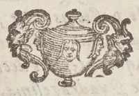 An illustration from Rosarivm avrevm B. Mariae Virginis : non solvm verbi dei concionatoribus, & ecclesiarum curatis valde (1592)