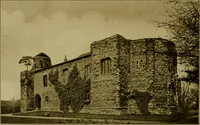An illustration from Royal castles of England; comprising an account of those ancient fortresses which from the days of William the Conqueror either were the homes of English sovereigns or have been intimately associated with the history and romance of their lives (1913)