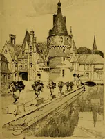An illustration from Royal palaces and parks of France (1910)