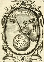 Picture 23 of 56 from The royal politician represented in one hundred emblems (1700), leaf 154