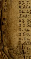 An illustration from Royal version with Canne's marginal notes : shewing that Scripture is the best interpreter of Scripture (1682)