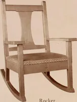 An illustration from Roycroft hand made furniture. (1912)