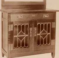 An illustration from Roycroft hand made furniture. (1912)