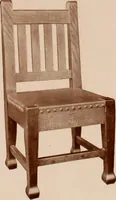 An illustration from Roycroft hand made furniture. (1912)