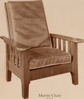 An illustration from Roycroft hand made furniture. (1912)