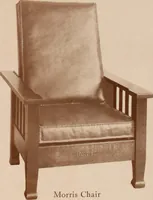 An illustration from Roycroft hand made furniture. (1912)