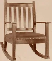 An illustration from Roycroft hand made furniture. (1912)