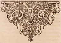 An illustration from R.P. Athanasii Kircheri ... Iter extaticum coeleste, quo mundi opificium, id est, coelestis expansi, siderumq; tam erratium, quàm fixorum natura, vires, proprietates, singulorumq; compositio & structura, ab infimo telluris globo, usq; ad ultima mundi confinia, per ficti raptus integumentum explorata, novâ hypothesi exponitur ad veritatem, interlocutoribus Cosmiele et Theodidacto (1660)