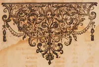 An illustration from R.P. Athanasii Kircheri ... Iter extaticum coeleste, quo mundi opificium, id est, coelestis expansi, siderumq; tam erratium, quàm fixorum natura, vires, proprietates, singulorumq; compositio & structura, ab infimo telluris globo, usq; ad ultima mundi confinia, per ficti raptus integumentum explorata, novâ hypothesi exponitur ad veritatem, interlocutoribus Cosmiele et Theodidacto (1660)