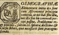 An illustration from R.P. Caspari Knitl. S.J. AA. LL. & Phil. Doctoris & Mathem. Professoris, Cosmographia elementaris, : propositionibus physico-mathematicis, in Alma, Caesarea, Regiáq[ue] Universitate Pragensi Carolo-Ferdinandea, anno superiore proposita, (1674)