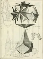 An illustration from R.P. Ioannis Francisci Niceronis Parisini, ex Ord. Minim. Thaumaturgus opticus, seu, Admiranda optices, per radium directum : catoptrices, per reflexum è politis corporibus ... : dioptrices, per refractum in diaphanis ... pars prima .. (1646)
