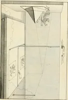 An illustration from R.P. Ioannis Francisci Niceronis Parisini, ex Ord. Minim. Thaumaturgus opticus, seu, Admiranda optices, per radium directum : catoptrices, per reflexum è politis corporibus ... : dioptrices, per refractum in diaphanis ... pars prima .. (1646)