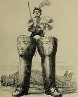 An illustration from The Rt. Hon. John Bright, M. P. : cartoons from the collection of "Mr. Punch" (1898)