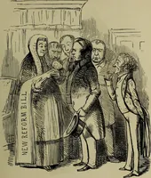 An illustration from The Rt. Hon. John Bright, M. P. : cartoons from the collection of "Mr. Punch" (1898)