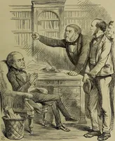 An illustration from The Rt. Hon. John Bright, M. P. : cartoons from the collection of "Mr. Punch" (1898)