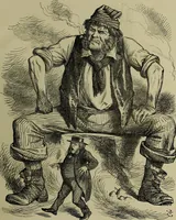 An illustration from The Rt. Hon. John Bright, M. P. : cartoons from the collection of "Mr. Punch" (1898)