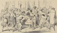 An illustration from The Rt. Hon. John Bright, M. P. : cartoons from the collection of "Mr. Punch" (1898)