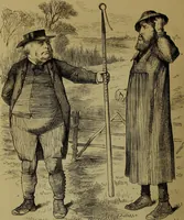 An illustration from The Rt. Hon. John Bright, M. P. : cartoons from the collection of "Mr. Punch" (1898)
