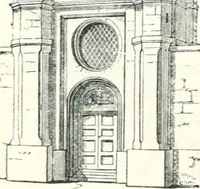 An illustration from Rudimentary architecture: for the use of beginners. The history and description of the styles of architecture of various countries, from the earliest to the present period .. (1874)