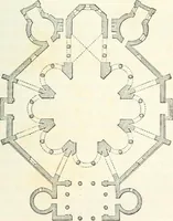 An illustration from Rudimentary architecture: for the use of beginners. The history and description of the styles of architecture of various countries, from the earliest to the present period .. (1874)