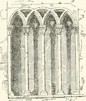 An illustration from Rudimentary architecture: for the use of beginners. The history and description of the styles of architecture of various countries, from the earliest to the present period .. (1874)