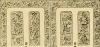 An illustration from Rudimentary treatise on the erection of dwelling-houses : illustrated by a perspective view, plans, elevations, and sections of a pair of semi-detached villas with the specification, quantities, and estimates and every requisite detail, in sequence, for their construction and finishing / by S.H. Brooks. (1874)