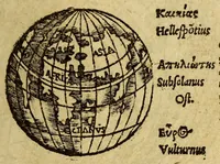An illustration from Rudimentorum cosmographicorum Ioan. Honteri Coronensis libri III. cum tabellis geographicis elegantissimis. : De variarum rerum nomenclaturis per classes, liber I (1565)