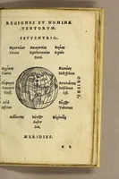 An illustration from Rudimentorum cosmographicorum Ioan. Honteri Coronensis libri III. cum tabellis geographicis elegantissimis. : De uariarum rerum nomenclaturis classes, liber I (1548)