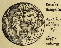 An illustration from Rudimentorum cosmographicorum Ioan. Honteri Coronensis libri III. cum tabellis geographicis elegantissimis. : De uariarum rerum nomenclaturis per classes, liber I (1552)