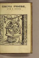 An illustration from Rudimentorum cosmographicorum Ioann. Honteri Coronensis libri III. cum tabellis geographicis elegantissimis. : De uariarum rerum nomenclaturis per classes, liber I (1549)