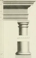 An illustration from The rudiments of ancient architecture, in two parts : containing an historical account of the five orders, with their proportions and examples of each from the antiques : also Vitruvius on the temples and intercolumniations, &c. of the ancients ... : with a dictionary of terms : illustrated with ten plates (1789)