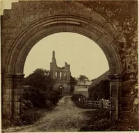 An illustration from Ruined abbeys and castles of Great Britain and Ireland (1864)