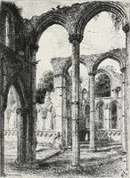 An illustration from The ruined abbeys of Yorkshire (1891)