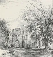 An illustration from The ruined abbeys of Yorkshire (1891)