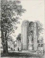 An illustration from The ruined abbeys of Yorkshire (1891)