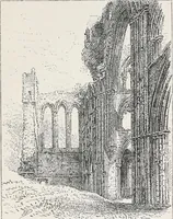 An illustration from The ruined abbeys of Yorkshire (1891)