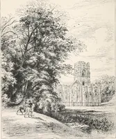 An illustration from The ruined abbeys of Yorkshire (1891)