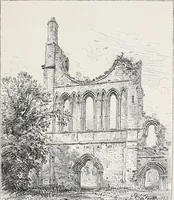 An illustration from The ruined abbeys of Yorkshire (1891)