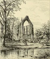 An illustration from The ruined abbeys of Yorkshire (1883)