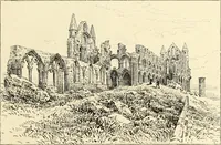 An illustration from The ruined abbeys of Yorkshire (1883)