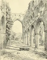 An illustration from The ruined abbeys of Yorkshire (1883)